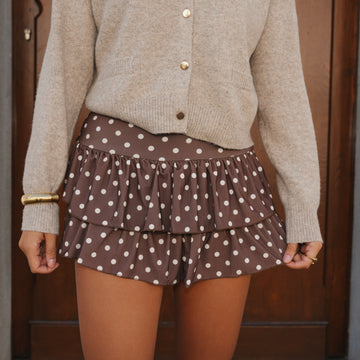 Skort Zia - Bruin