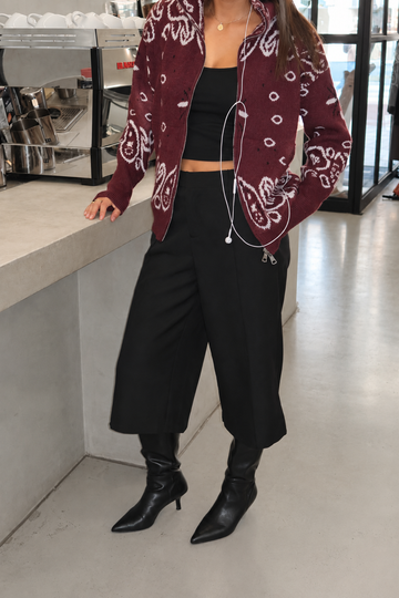 Pantalon jort Yve - Zwart