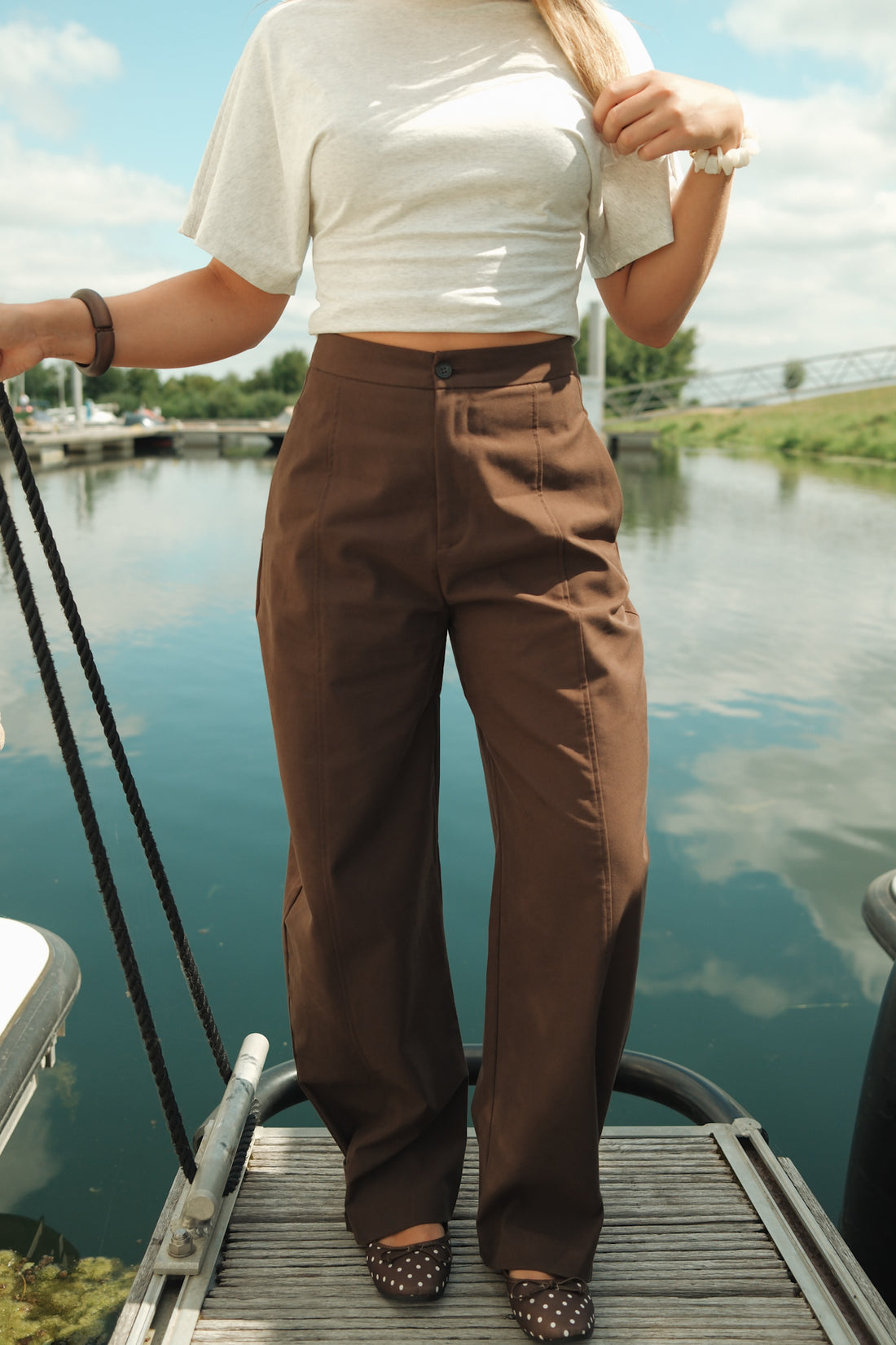 Pantalon Mila - Bruin