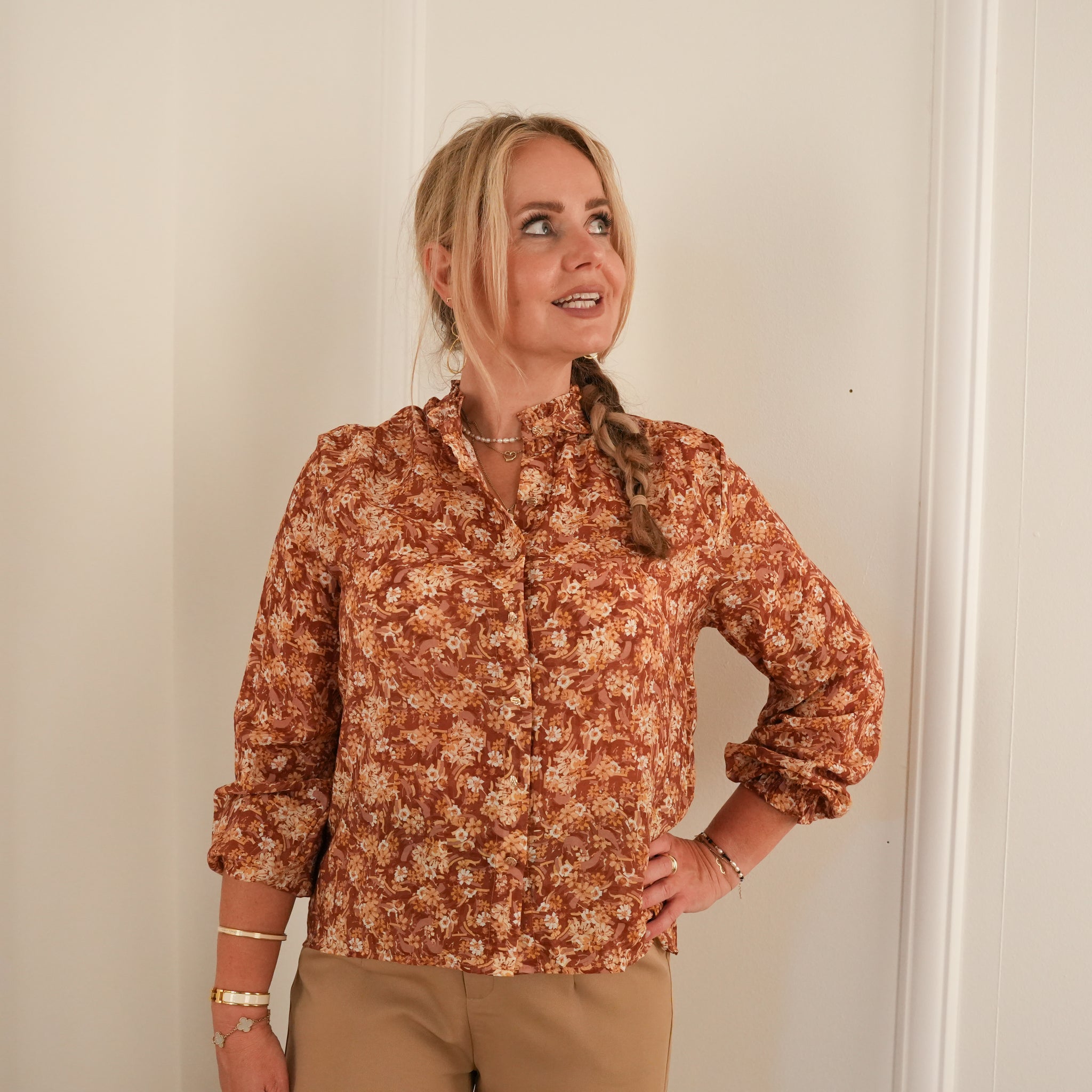 Blouse Julien - Bruin