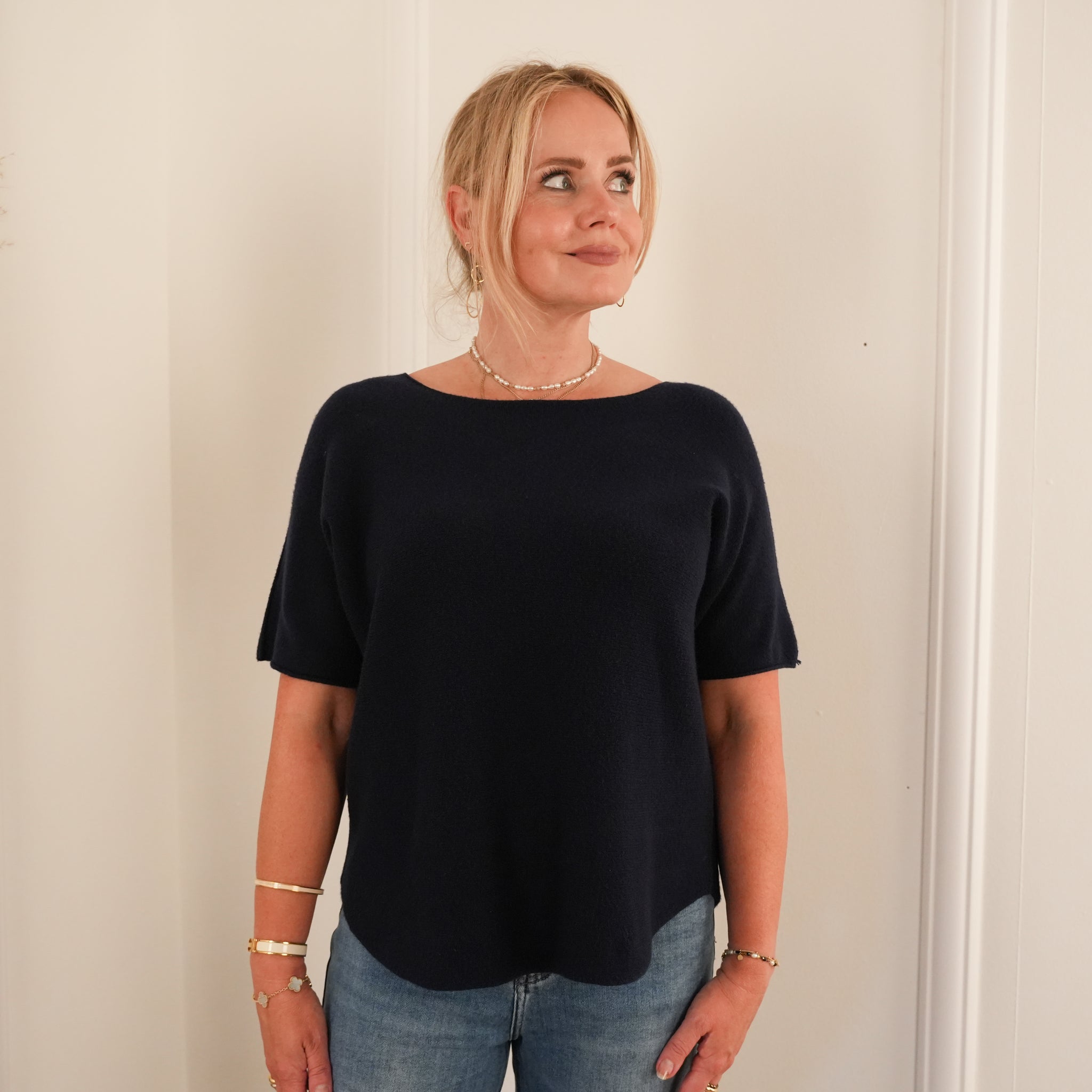 Top Maaike - Navy Blauw