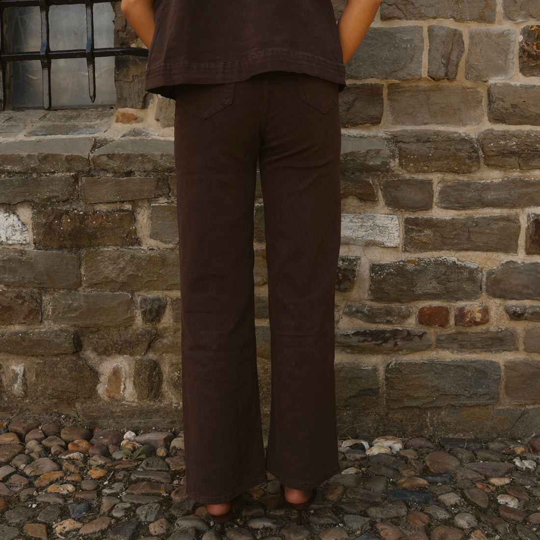 Spijker jeans Zano - Bruin