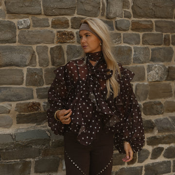 Blouse Rina - Bruin