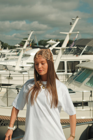 Crochet Beanie Baye - Camel