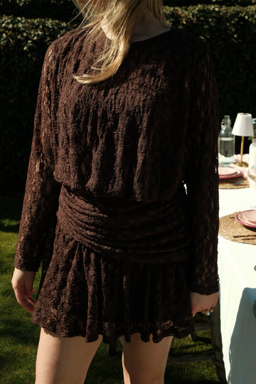Jurk Lace Mirre - Bruin