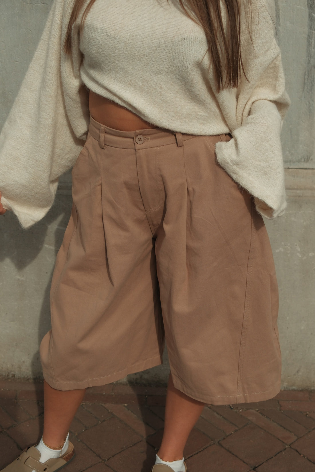 Pantalon jort North - Camel