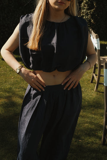 Top Tessa - Blauw