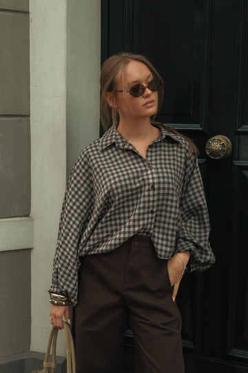Blouse Niva - Bruin