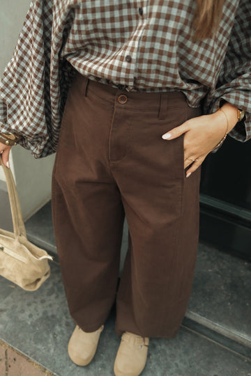 Ballon jeans Woods - Bruin