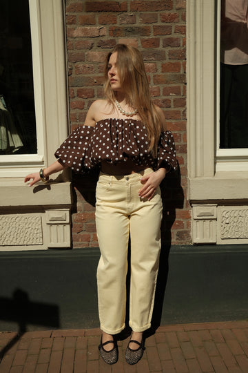 Ballon jeans Mora - Geel