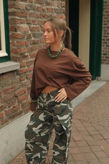 Longsleeve Mocha - Bruin