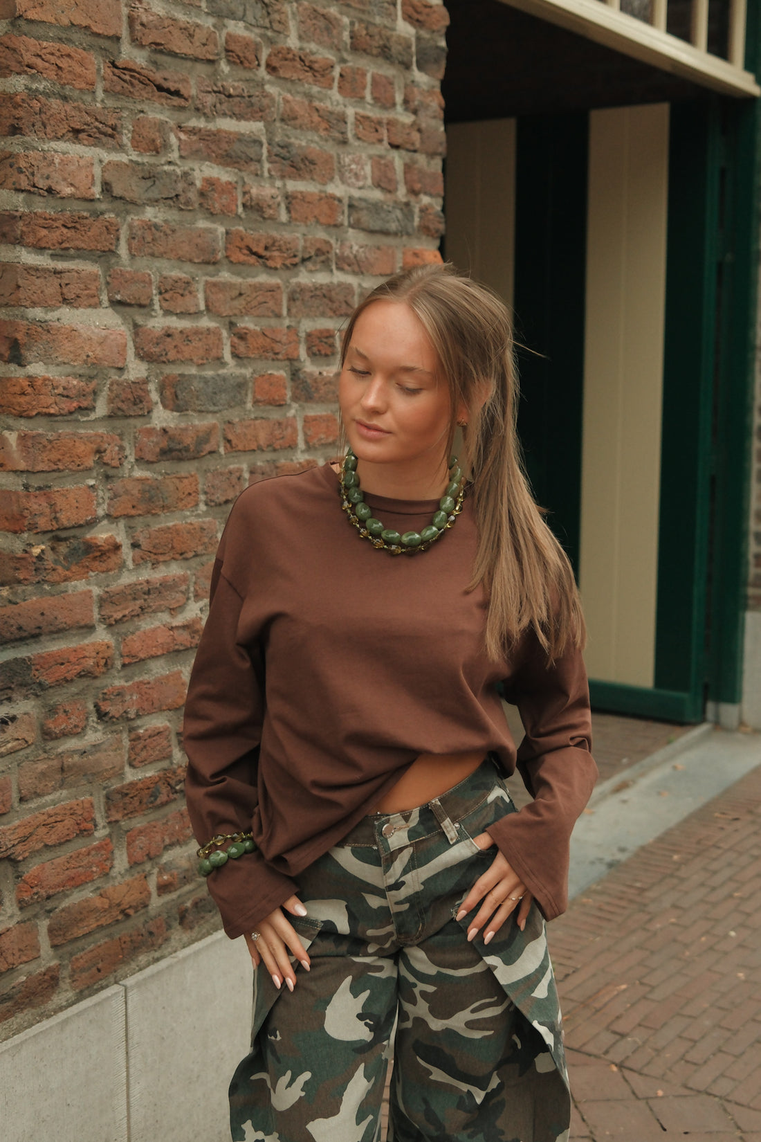 Longsleeve Mocha - Bruin