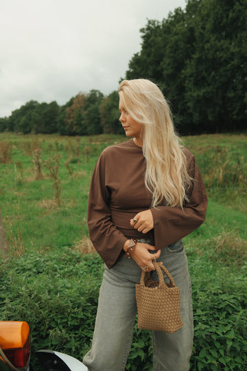 Longsleeve Elin - Bruin