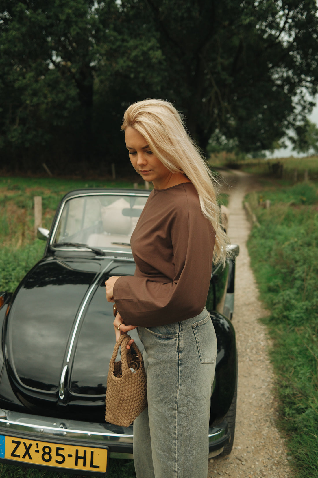 Longsleeve Elin - Bruin