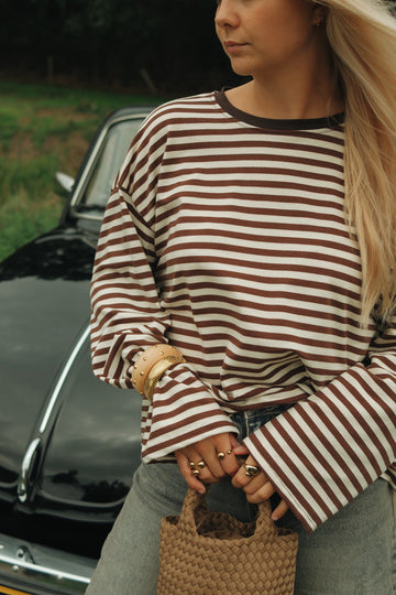 Longsleeve Leaf - Bruin