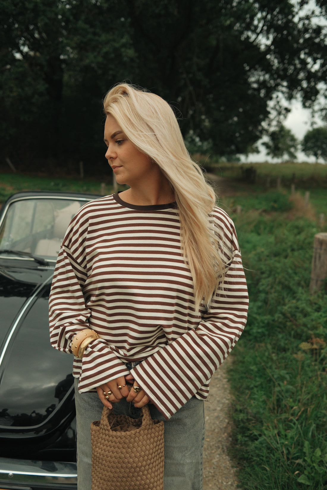 Longsleeve Leaf - Bruin
