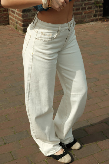 Ballon jeans Eden - Wit