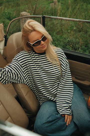 Longsleeve Leaf - Donker Blauw