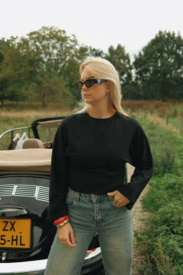 Longsleeve Elin - Zwart