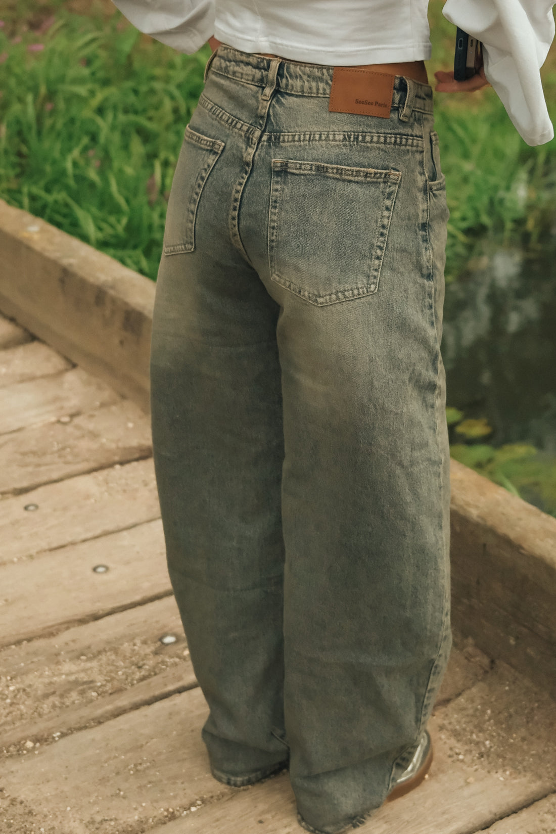Balloon Jeans Sable - Blauw