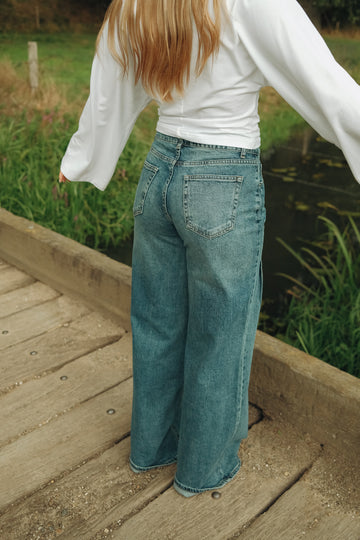 Straight Leg Esmee - Blauw