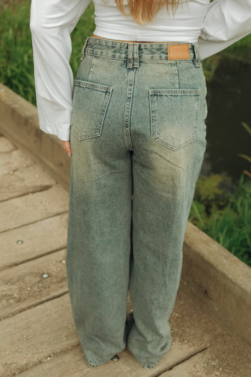Straight Leg Elara - Blauw