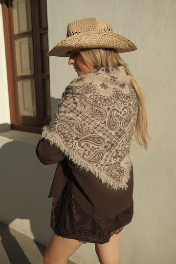 Sjaal Ibiza - Taupe