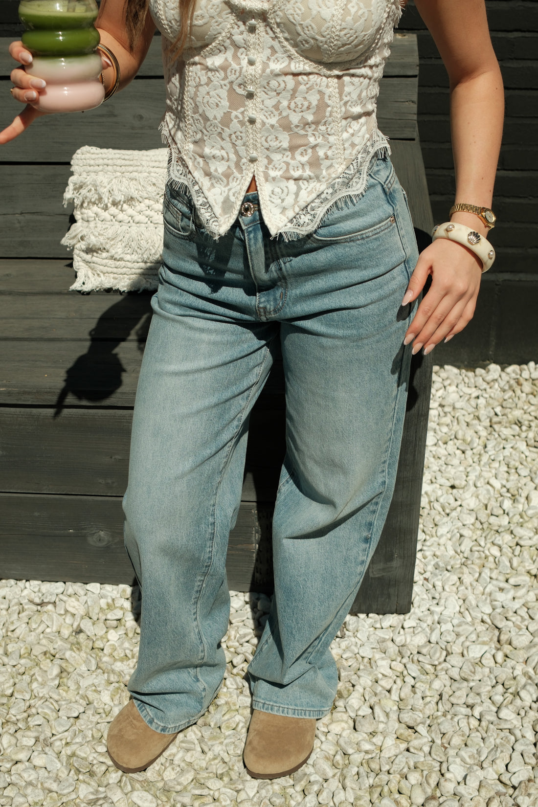 Straight leg jeans Saint - Blauw