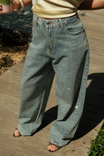 Ballon jeans Halo - Blauw
