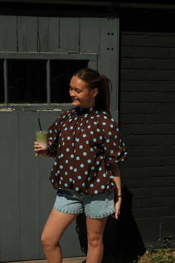 Blouse Lilo - Bruin