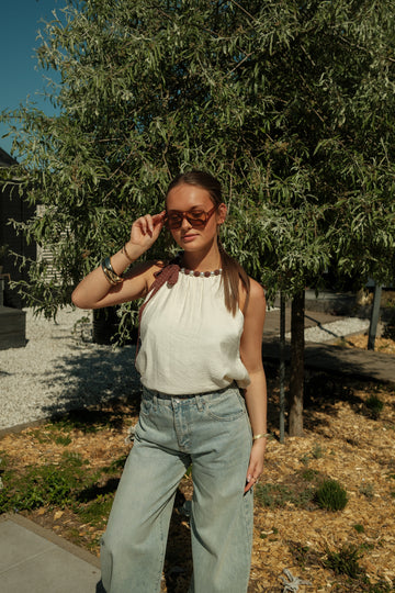 Top Veya - Creme