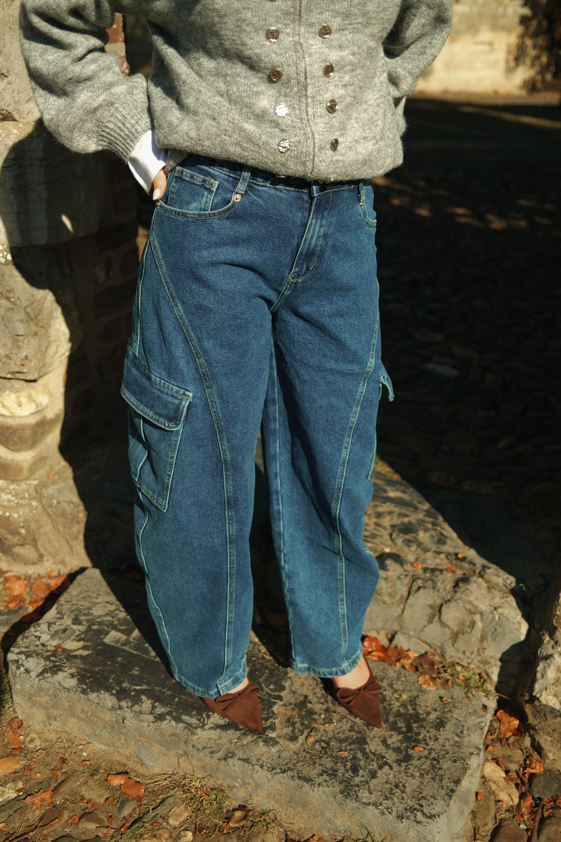 Balloon Jeans Reza - Blauw