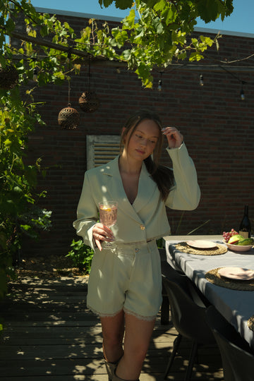 Blazer Cropped Kimi - Groen