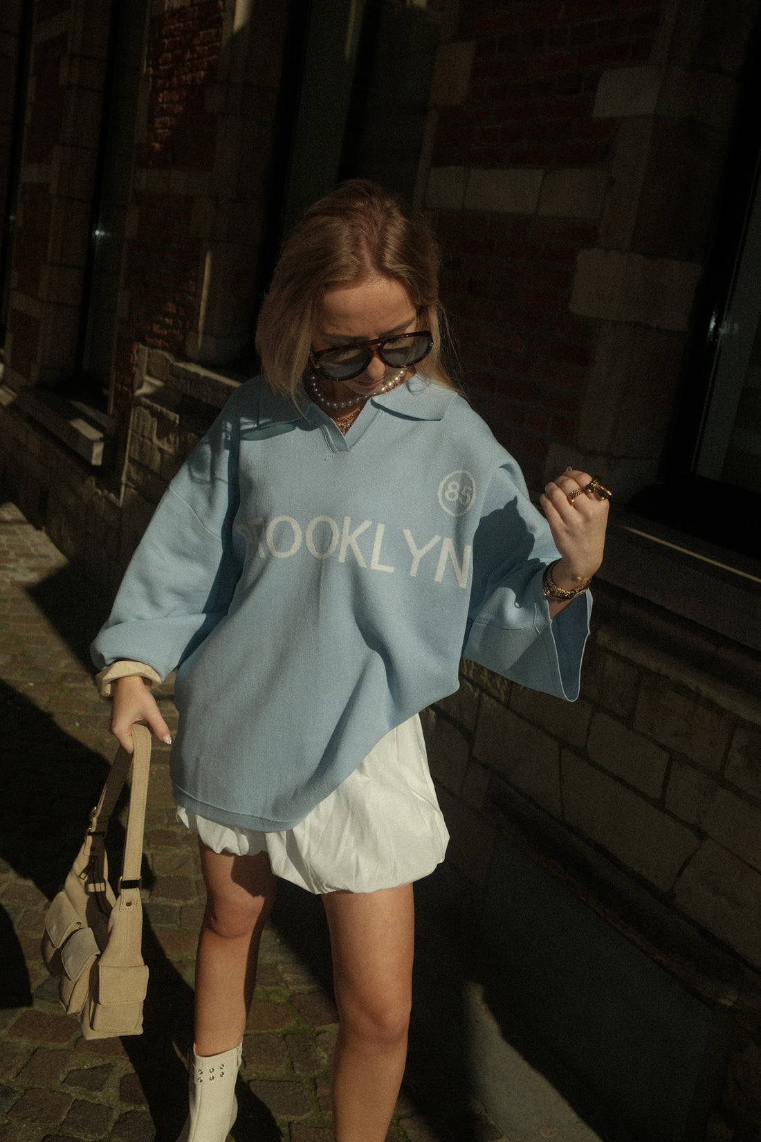 Longsleeve Brooklyn - Blauw