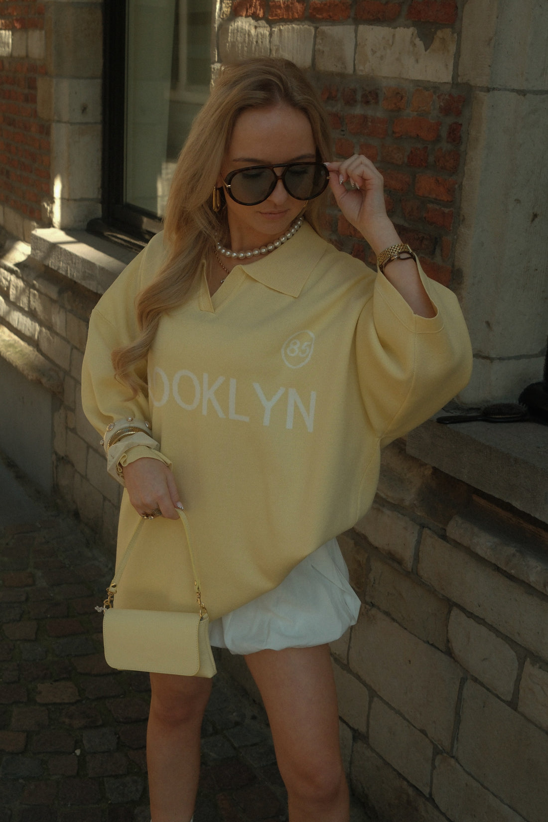 Longsleeve Brooklyn - Geel