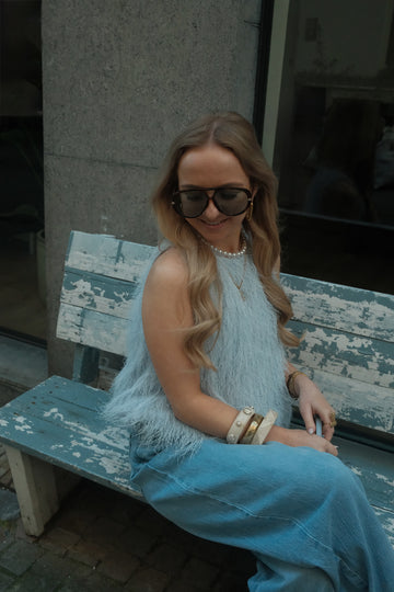 Top Vera - Blauw