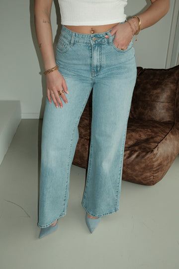 Wide leg jeans Riva - Lichtblauw