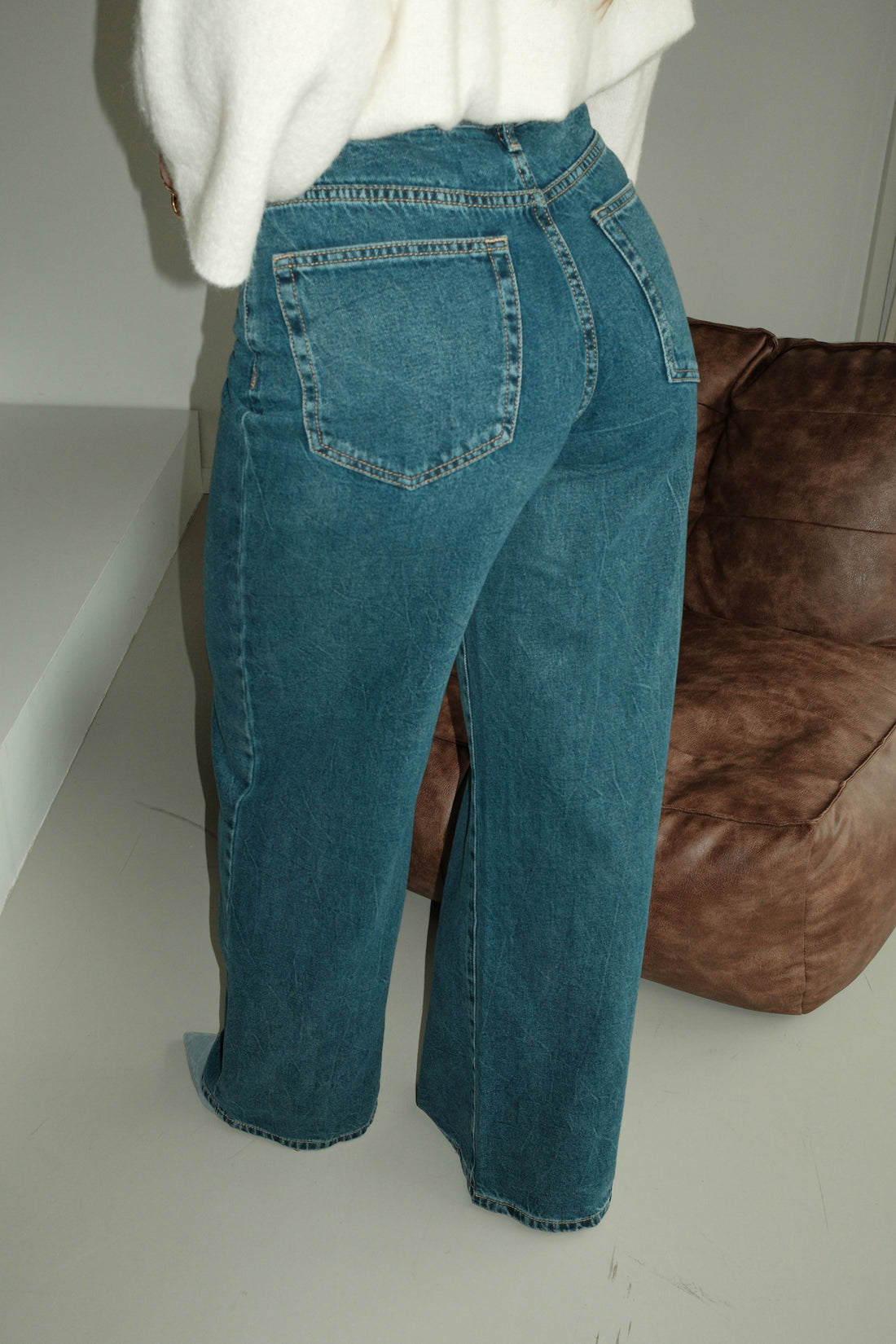 Straight leg jeans Lana - Blauw