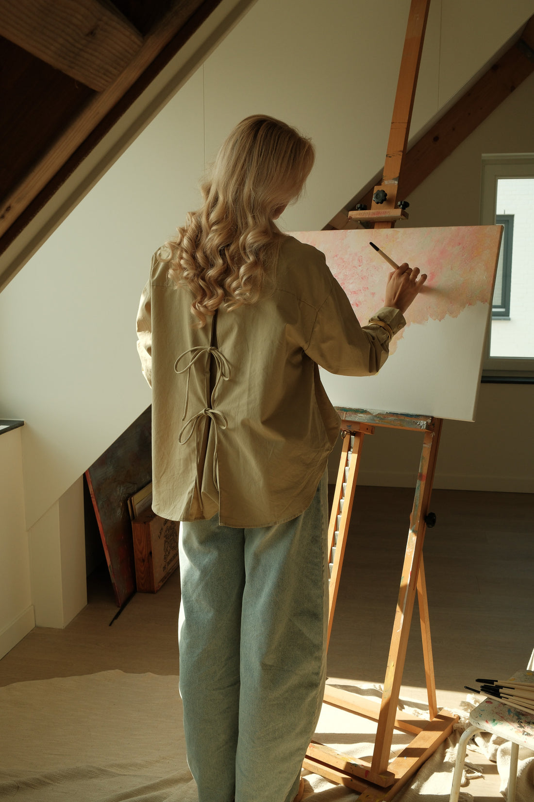 Wide leg jeans Nola - Lichtblauw