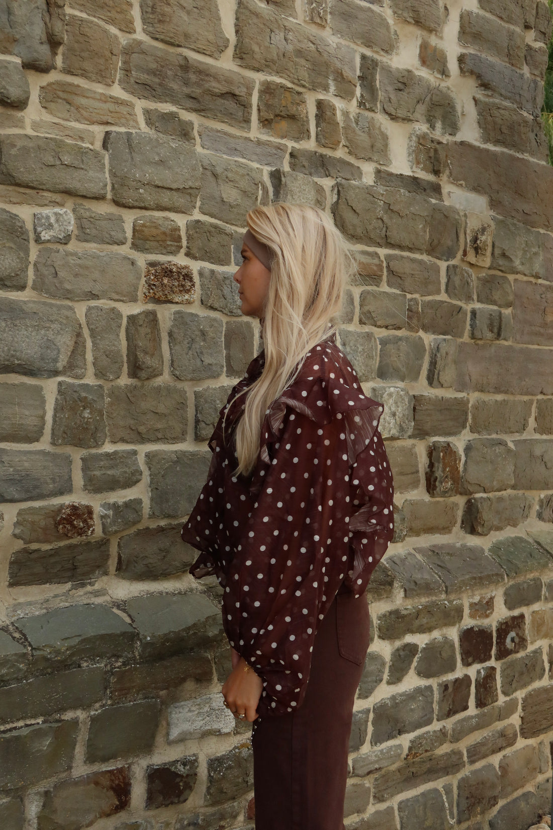Blouse Rina - Bruin
