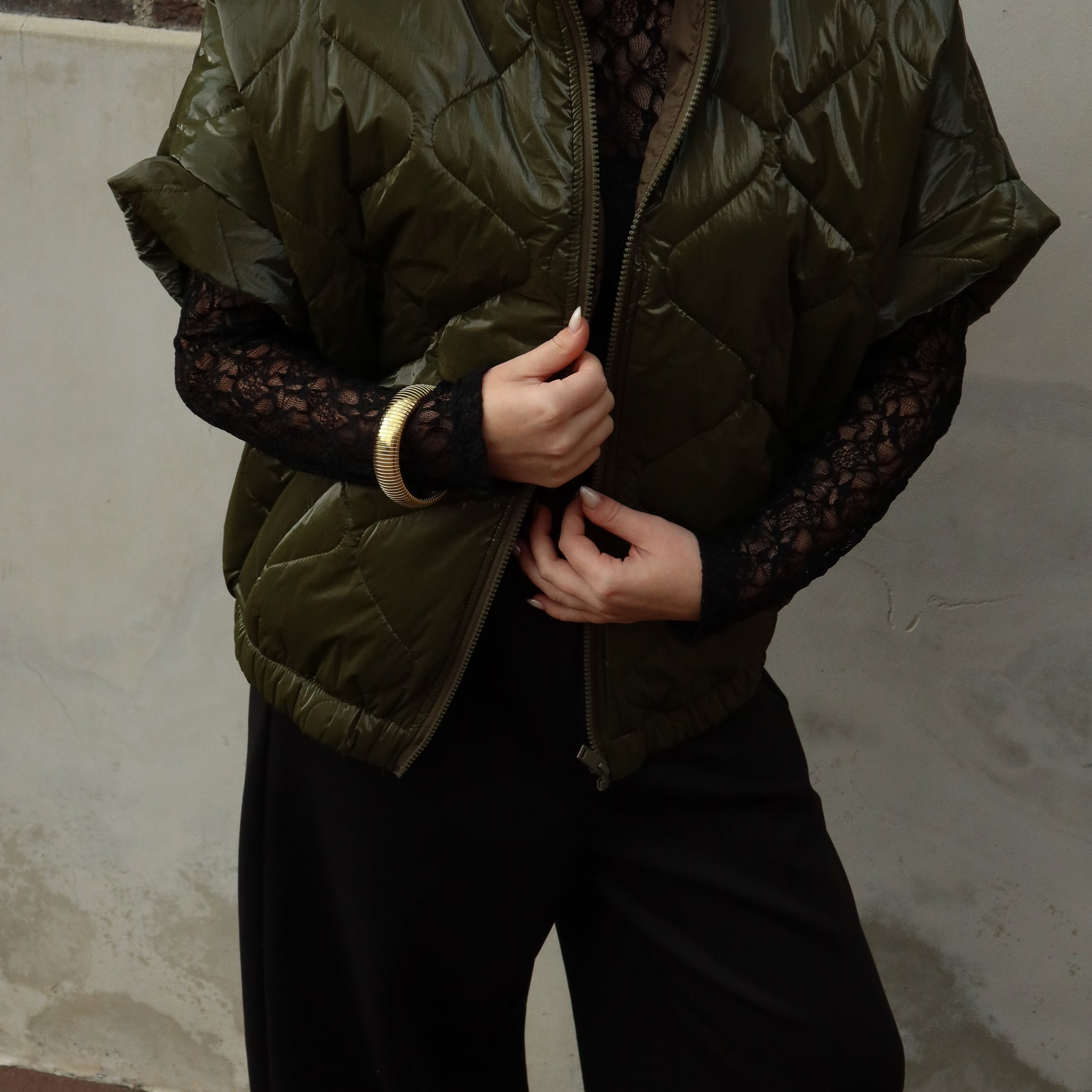 Bodywarmer Aro - Olijf