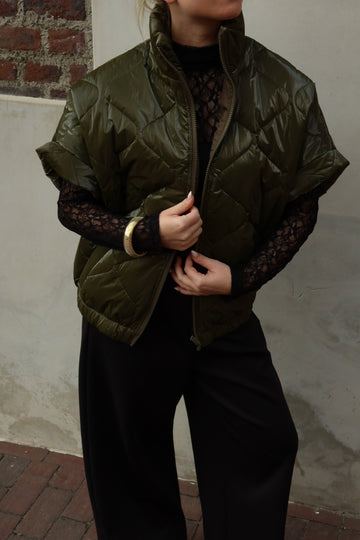 Bodywarmer Aro - Olijf