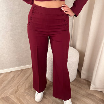 Pantalon Romy - Bordeaux