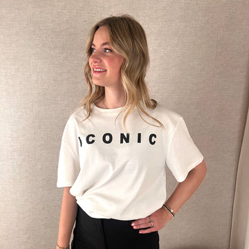 T-Shirt Iconic - Wit