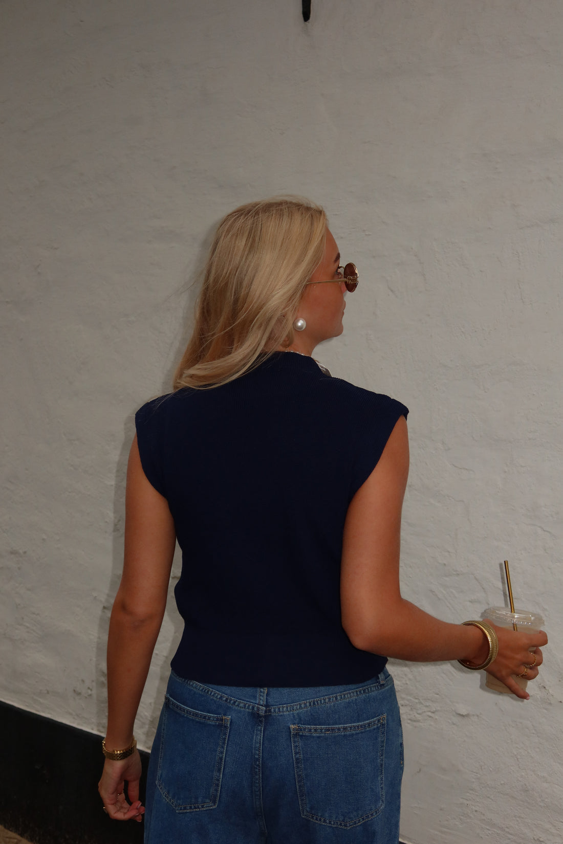 Top Lina - Blauw
