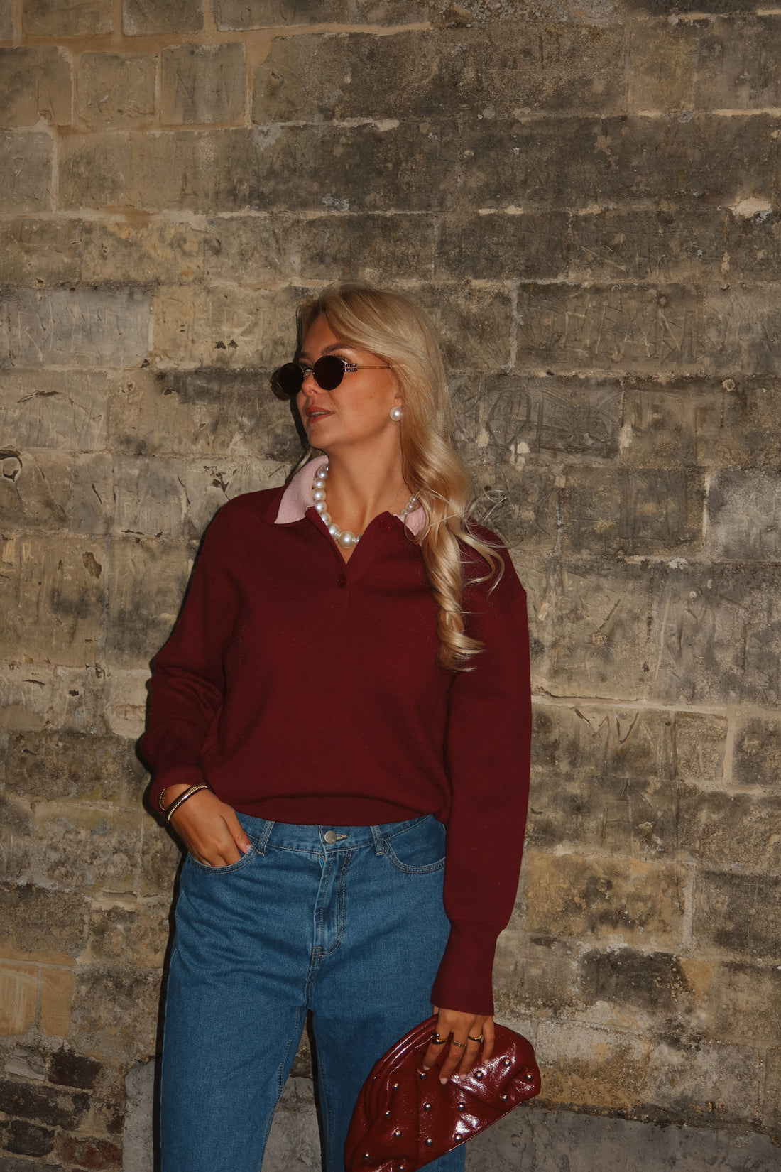 Polo Runa - Bordeaux