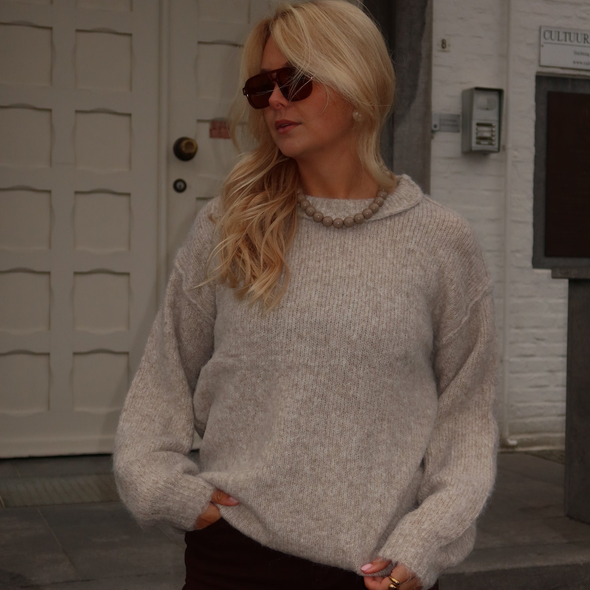 Knit Liza - Taupe
