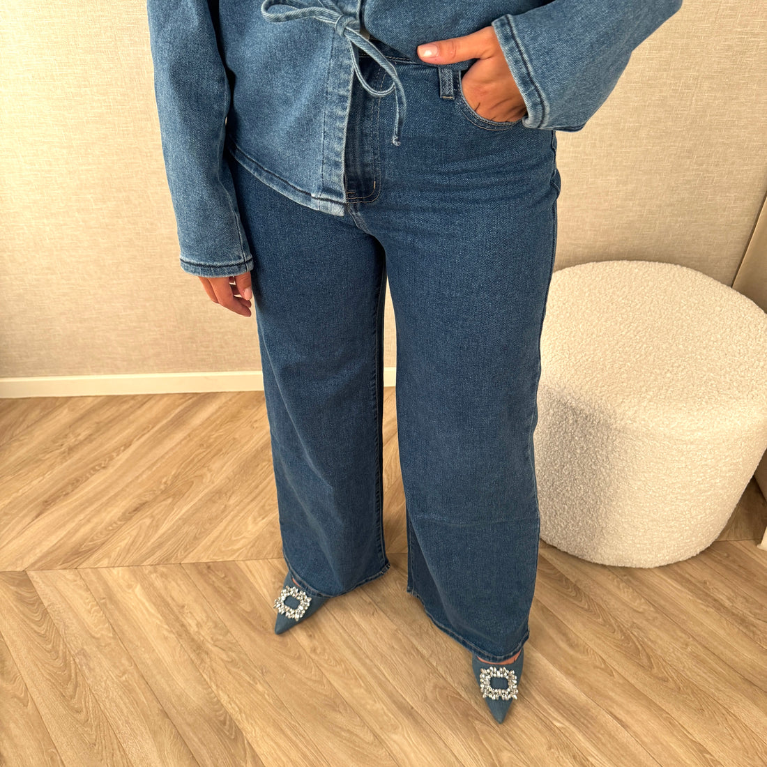 Jeans Faye - Denim blauw