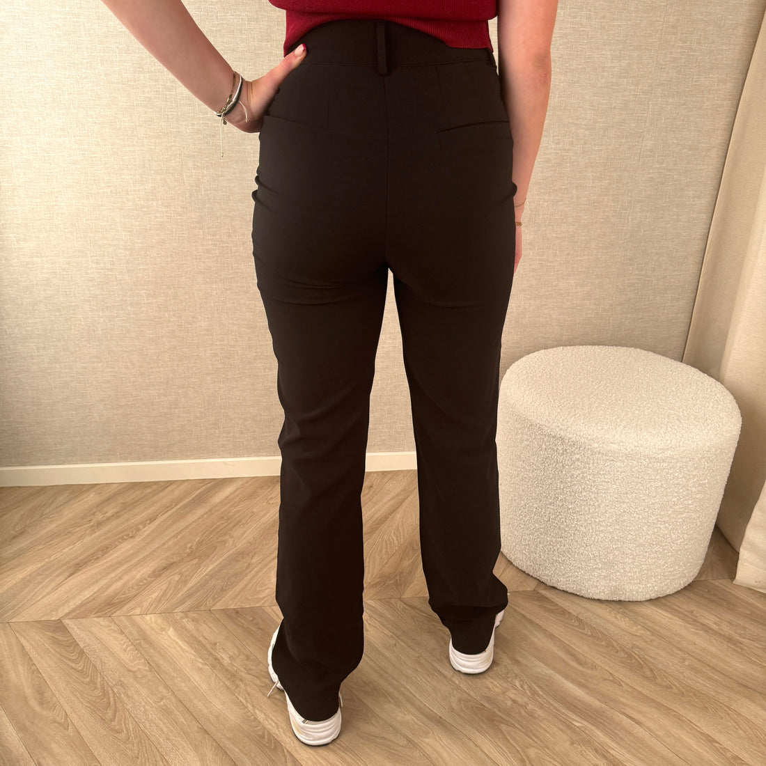 Broek stretch Livia - Zwart