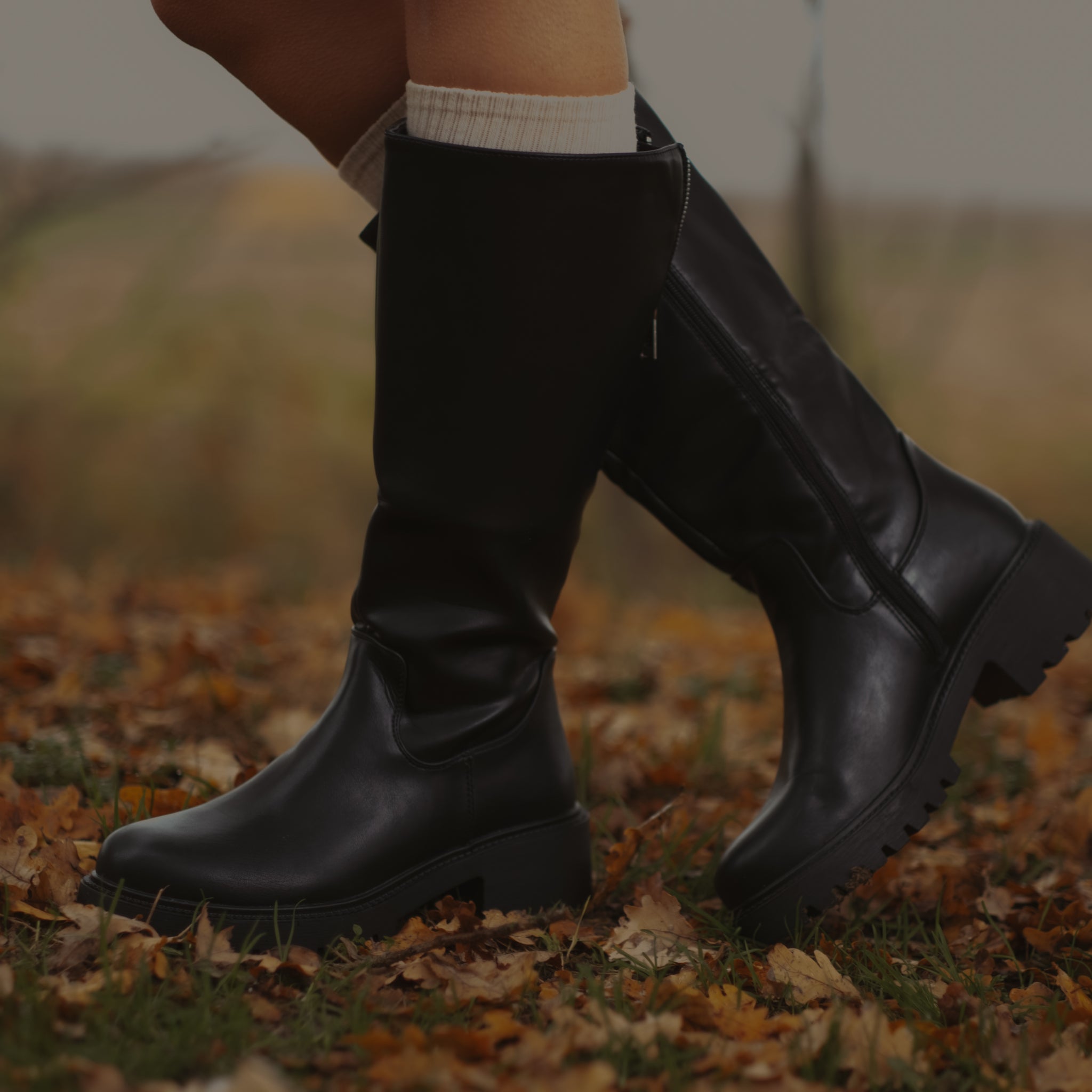 Laars hoog Delia - Zwart